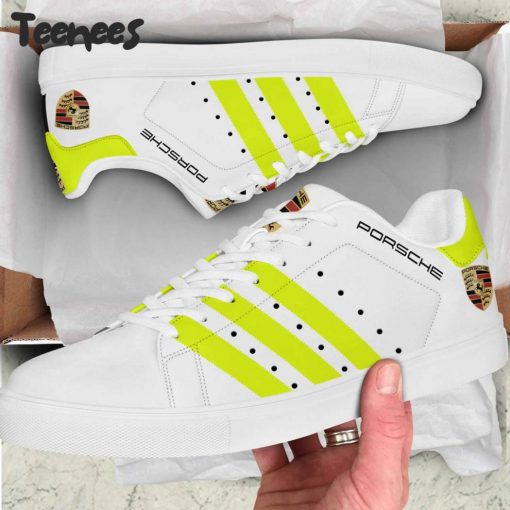 Porsche Racing Yellow Stripes Stan Smith Shoes