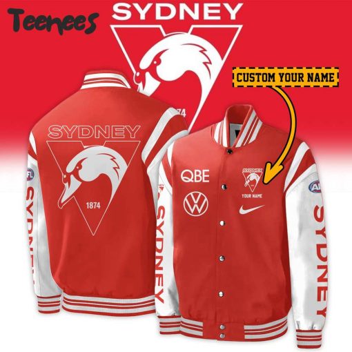 AFL Sydney Swans Baseball Jacket