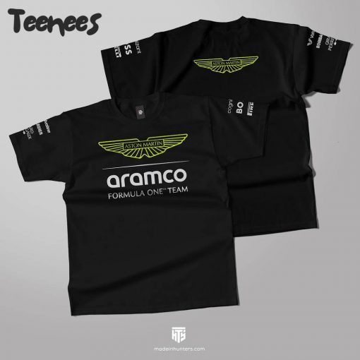 Aramco F1 Team Racing Black T-Shirt