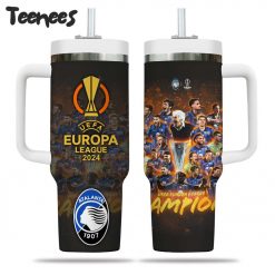 Atalanta Europa League 2024 Champions Stanley Tumbler 40oz