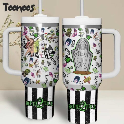 Beetlejuice Stanley Tumbler