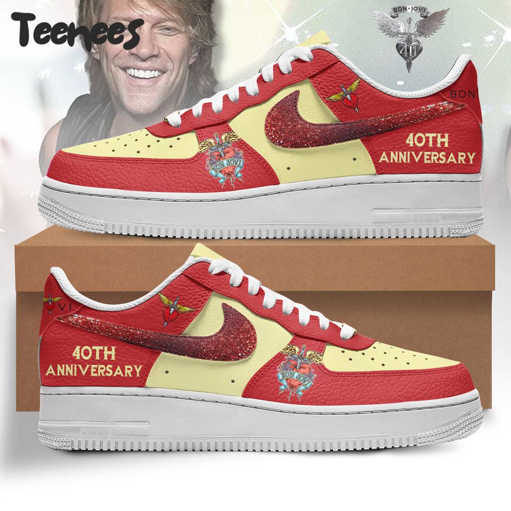 Bon Jovi 40th Anniversary Air Force 1 Sneaker