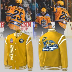 CHL Toledo Walleye Gold Baseball Jacket