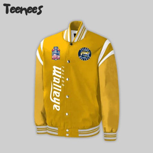 CHL Toledo Walleye Gold Baseball Jacket