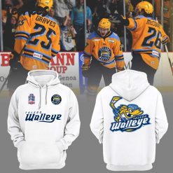 CHL Toledo Walleye White Hoodie