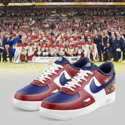 Czech Ice Hockey Association 2024 Champions Red Air Force 1 Shoes