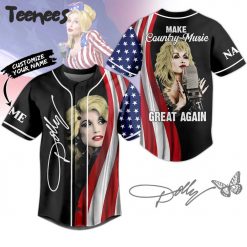 Dolly Parton Make Country Music Great Again Baseball Jersey