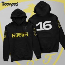 Ferrari F1 Racing Team No 16 Black Hoodie