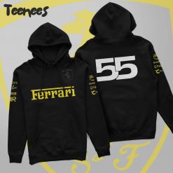 Ferrari F1 Racing Team No 55 Black Hoodie