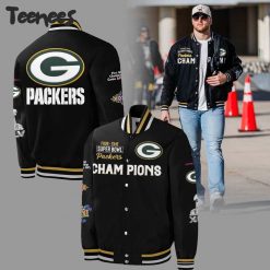 Green Bay Packers Super Bowl Champions Baseball Jacket