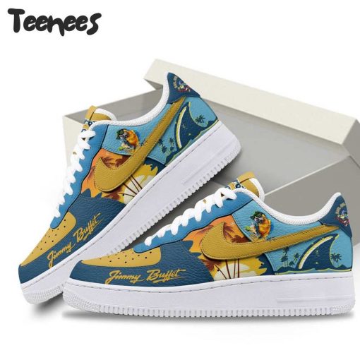 Jimmy Buffett Blue Air Force 1 Sneaker