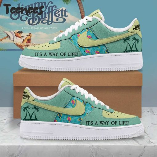 Jimmy Buffett Way for Life Air Force 1 Sneaker