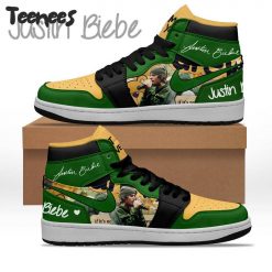 Justin Bieber Green Air Jordan 1 Sneaker