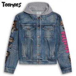 Korn Band Hooded Denim Jacket