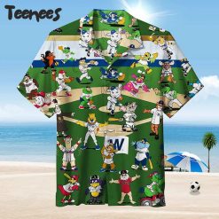 MLB Mascots Hawaiian Shirt