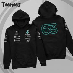 Mercedes AMG PETRONAS F1 Team Crowdstrike No 63 Hoodie