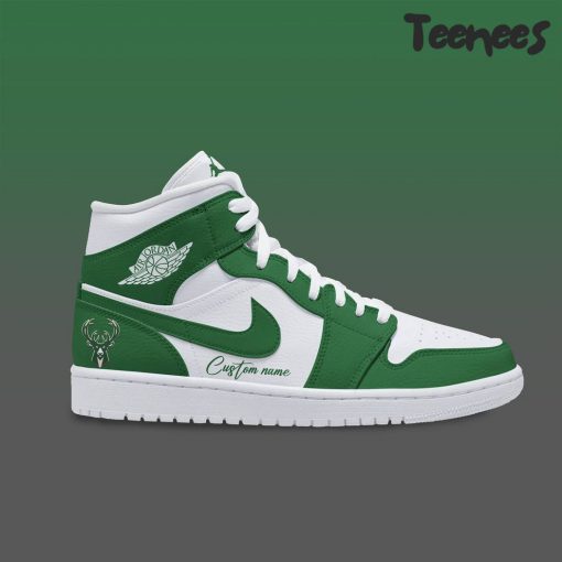 NBA Milwaukee Bucks Air Jordan 1 Sneaker