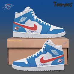 NBA Oklahoma City Thunder Air Jordan 1 Sneaker