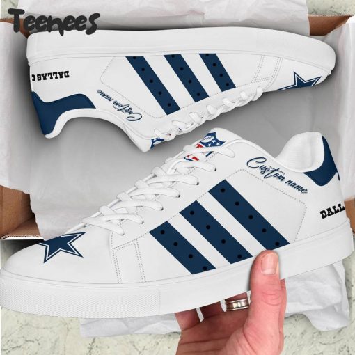 NFL Dallas Cowboys Custom Name Stan Smith Shoes