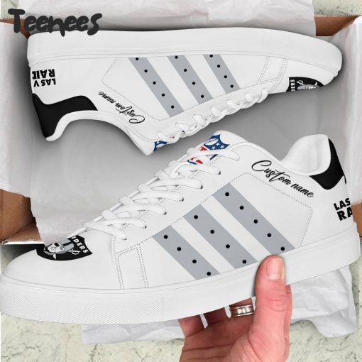 NFL Las Vegas Raiders Custom Name Stan Smith Shoes