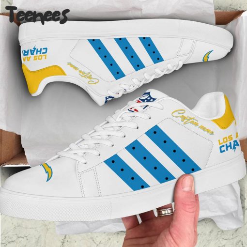 NFL Los Angeles Chargers Custom Name Stan Smith Shoes