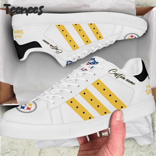 NFL Pittsburgh Steelers Custom Name Stan Smith Shoes