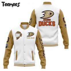 NHL Anaheim Ducks Baseball Jacket