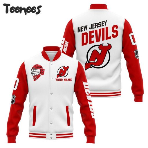 NHL New Jersey Devils Baseball Jacket