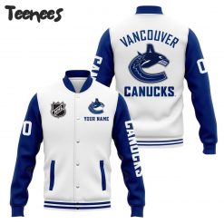 NHL Vancouver Canucks Baseball Jacket