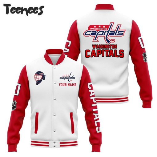 NHL Washington Capitals Baseball Jacket