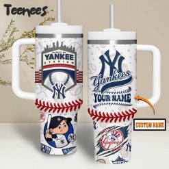 New York Yankees Custom Name Stanley Tumbler