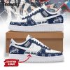 Mustang 60 Years Custom Name Blue Air Force 1 Shoes