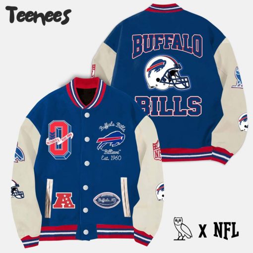 OVO x NFL Buffalo Bills Baseball Jacket