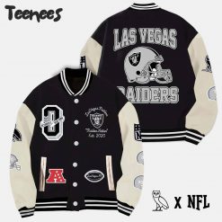 OVO x NFL Las Vegas Raiders Baseball Jacket