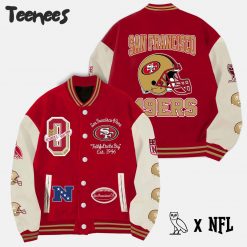 OVO x NFL San Francisco 49ers Baseball Jacket