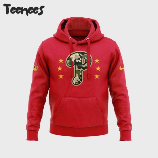 Philadelphia Phillies “Military Appreciation” Red Hoodie