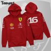 Scuderia Ferrari Azzuro La Plata No 55 Blue Hoodie