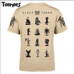 Sleep Token Rock Band Beige TShirt