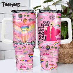 Taylor Swift Pride Month Stanley Tumbler