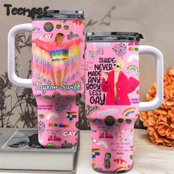 Taylor Swift Pride Month Stanley Tumbler