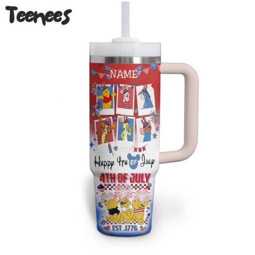 Winnie the Pooh America Indipendent Day Stanley Tumbler