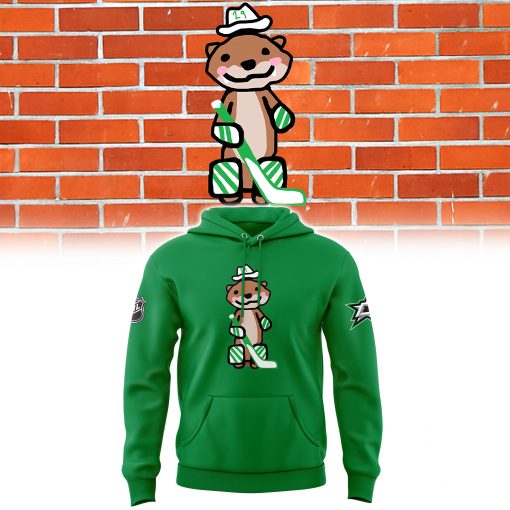 Dallas Stars Cute Bear Plays Hockey Hoodie