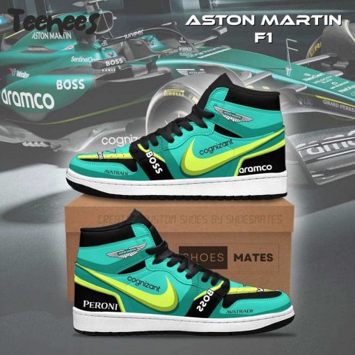 Aston Martin F1 Car Air Jordan 1 Shoes