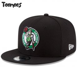 Black Boston Celtics 2024 Finals Champions Side Patch Snapback Hat