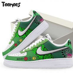 Blink-182 Green Air Force 1 Shoes