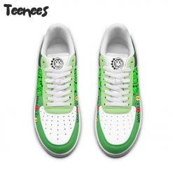 Blink182 Green Air Force 1 Shoes