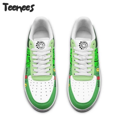 Blink-182 Green Air Force 1 Shoes