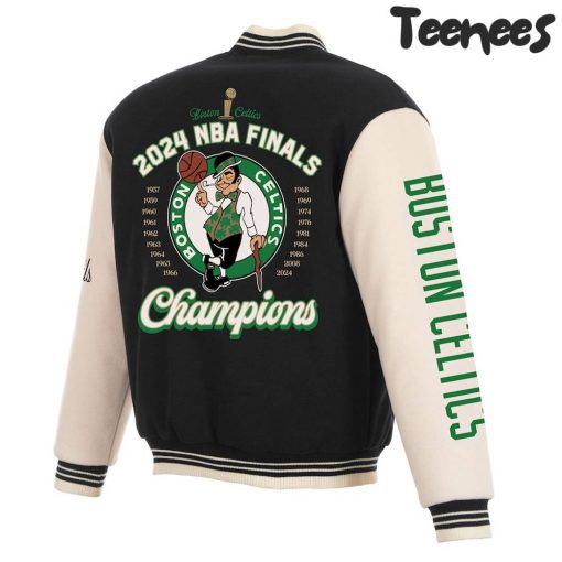 Boston Celtics 18-Time NBA Finals Champions Baseball Jacket