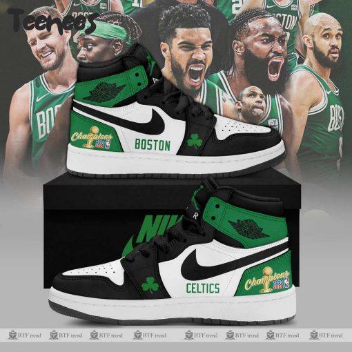 Boston Celtics 2024 Finals Champions Air Jordan 1 Shoes