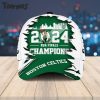 Boston Celtics Graphite 2024 NBA Finals Champions Arched Adjustable Hat